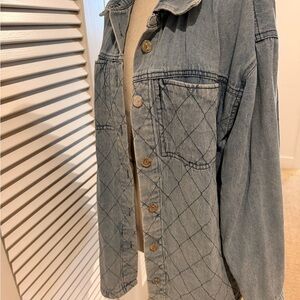 Quilted Denim Jacket